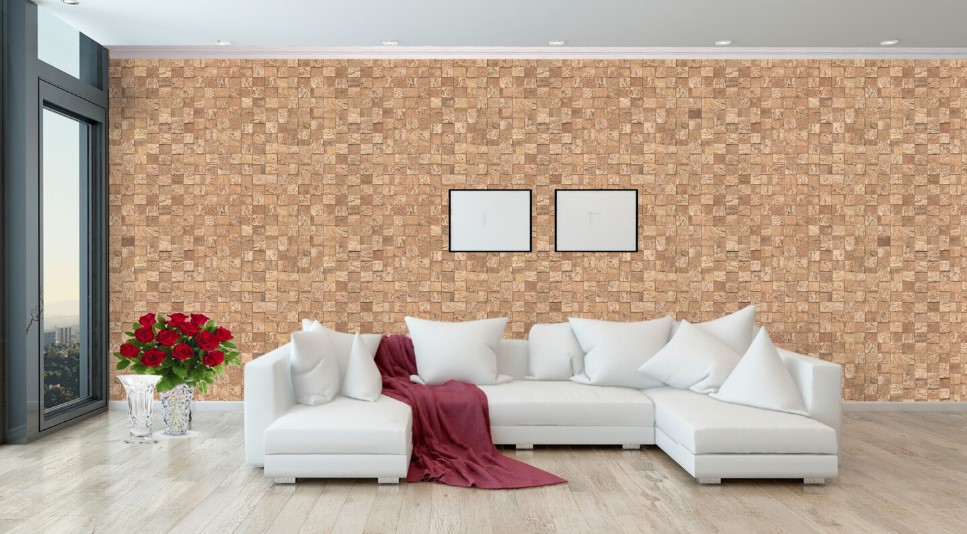 cork flooring or wall coverings